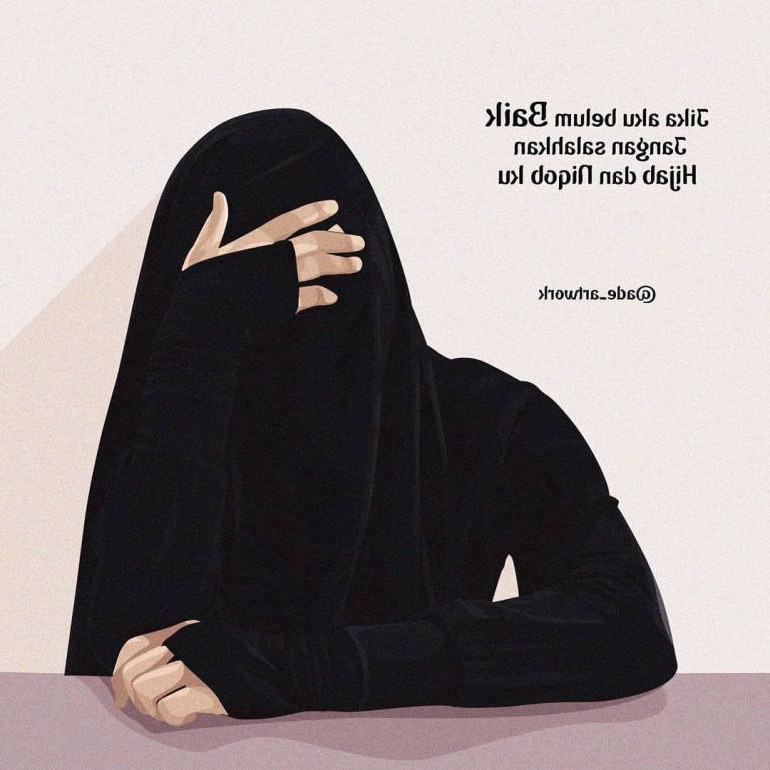Model Muslimah Bercadar Animasi Ftd8 75 Gambar Kartun Muslimah Cantik Dan Imut Bercadar