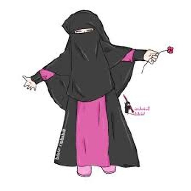 Model Muslimah Bercadar Animasi U3dh 75 Gambar Kartun Muslimah Cantik Dan Imut Bercadar