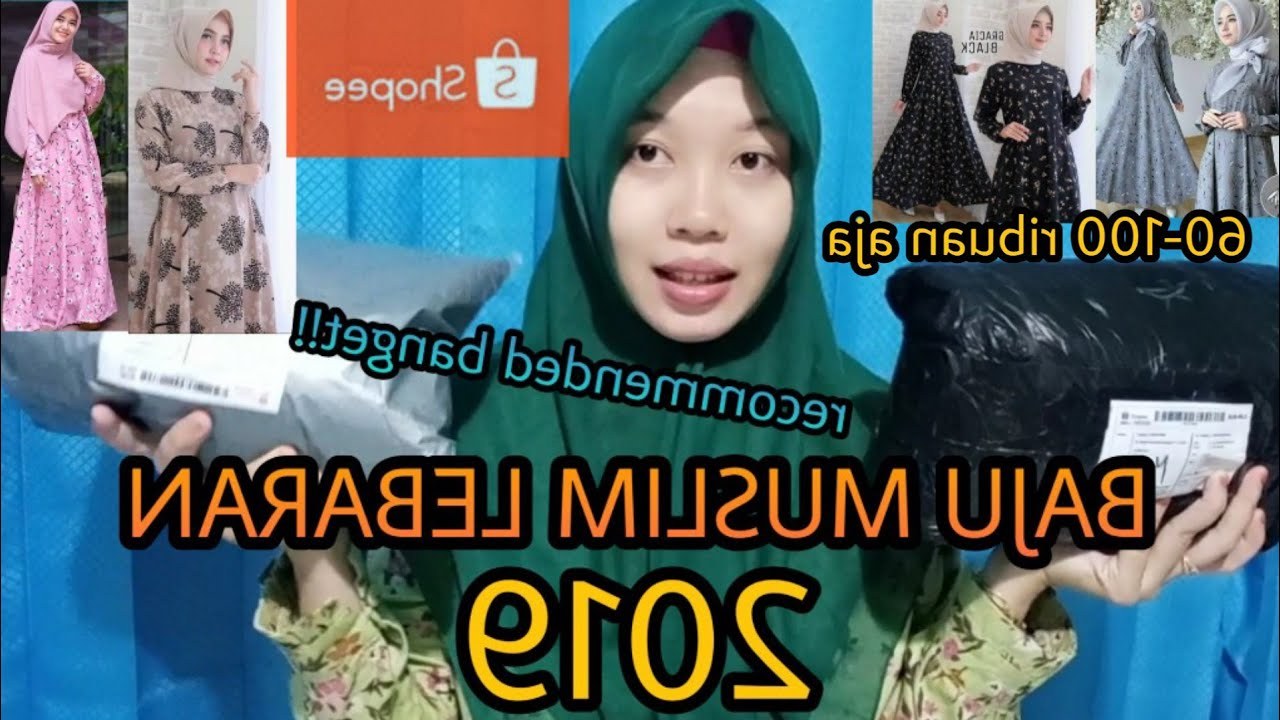 Model Rekomendasi Baju Lebaran 2019 E9dx Haul Shopee 2 Rekomendasi Olshop Gamis Muslim Lebaran