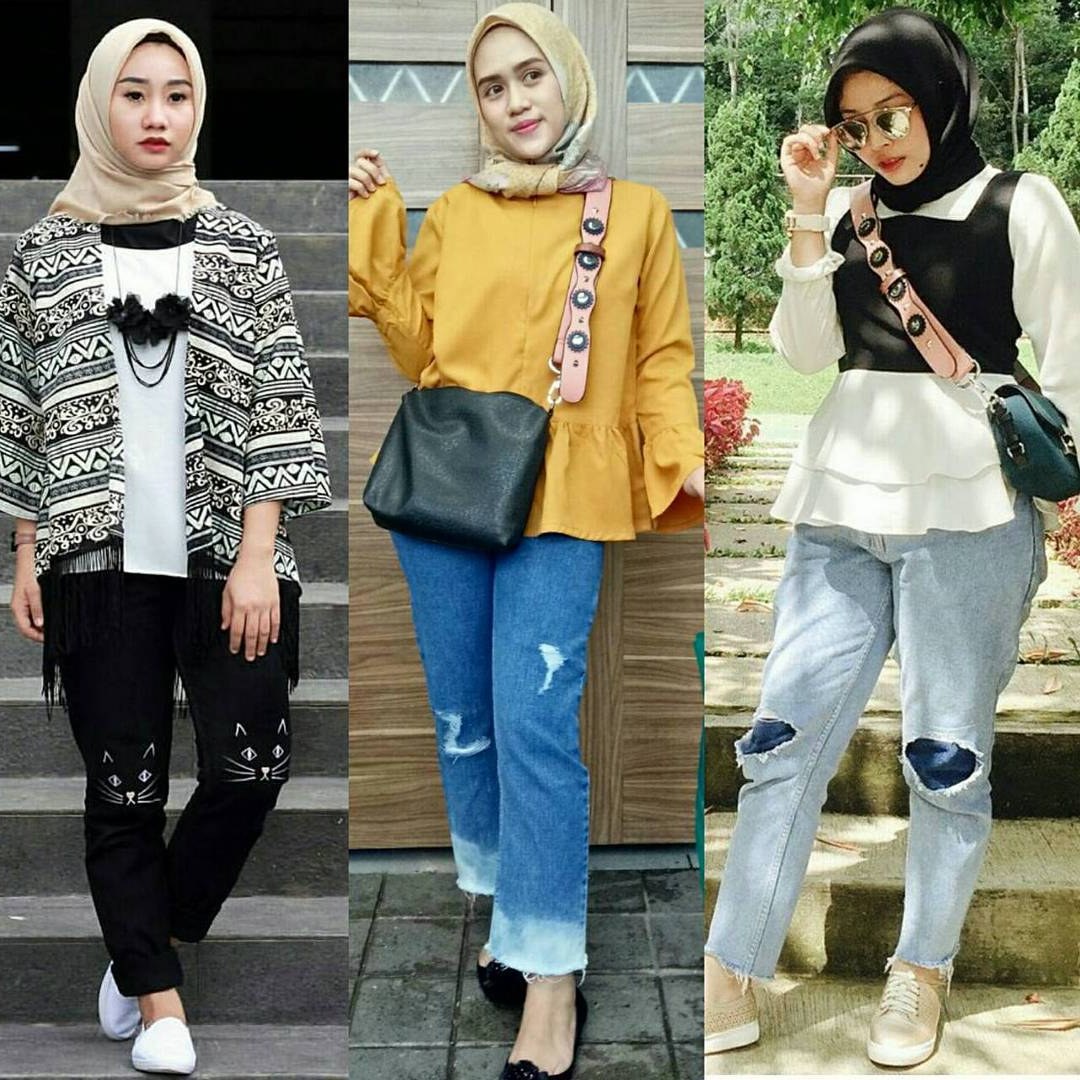 Model Trend Baju Lebaran Wanita 2019 Tqd3 18 Model Baju Muslim Modern 2018 Desain Casual Simple &amp; Modis