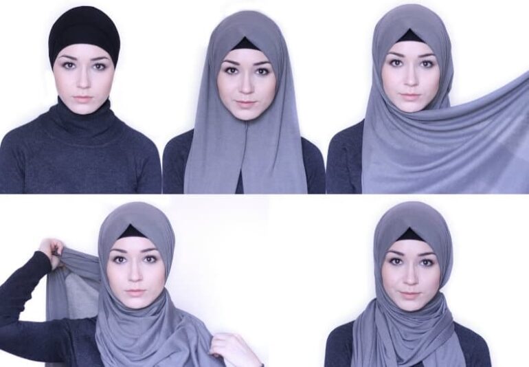 Tutorial Model Hijab Segi Empat Untuk Lebaran – Ragam Muslim