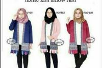 Bentuk Busana Pengantin Muslim, Busana Pengantin Muslimah Ffdn Jual Tazelia Outer Baju atasan Muslim Outer Muslimah Kota Depok Amandabellapertiwistore