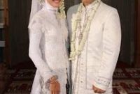 Bentuk Busana Pengantin Muslim Jawa Bqdd White Batik Wedding Kebaya the Big Day