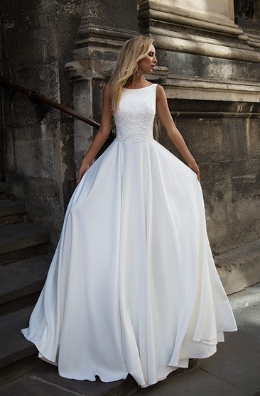 Bentuk Gaun Pengantin Muslim Putih Etdg Cheap Bridal Dress Affordable Wedding Gown
