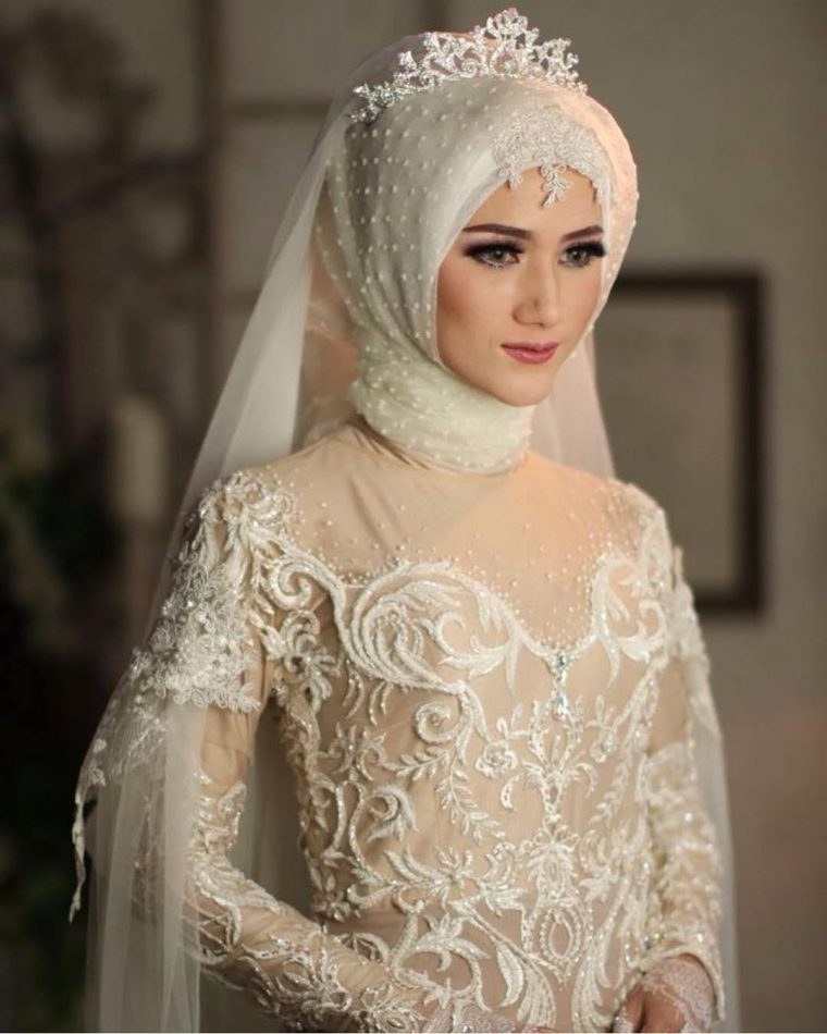 Bentuk Harga Gaun Pengantin Muslimah Syar&amp;#039;i Jxdu Model Gaun Pengantin Muslimah Modern Elegan Dan Indah