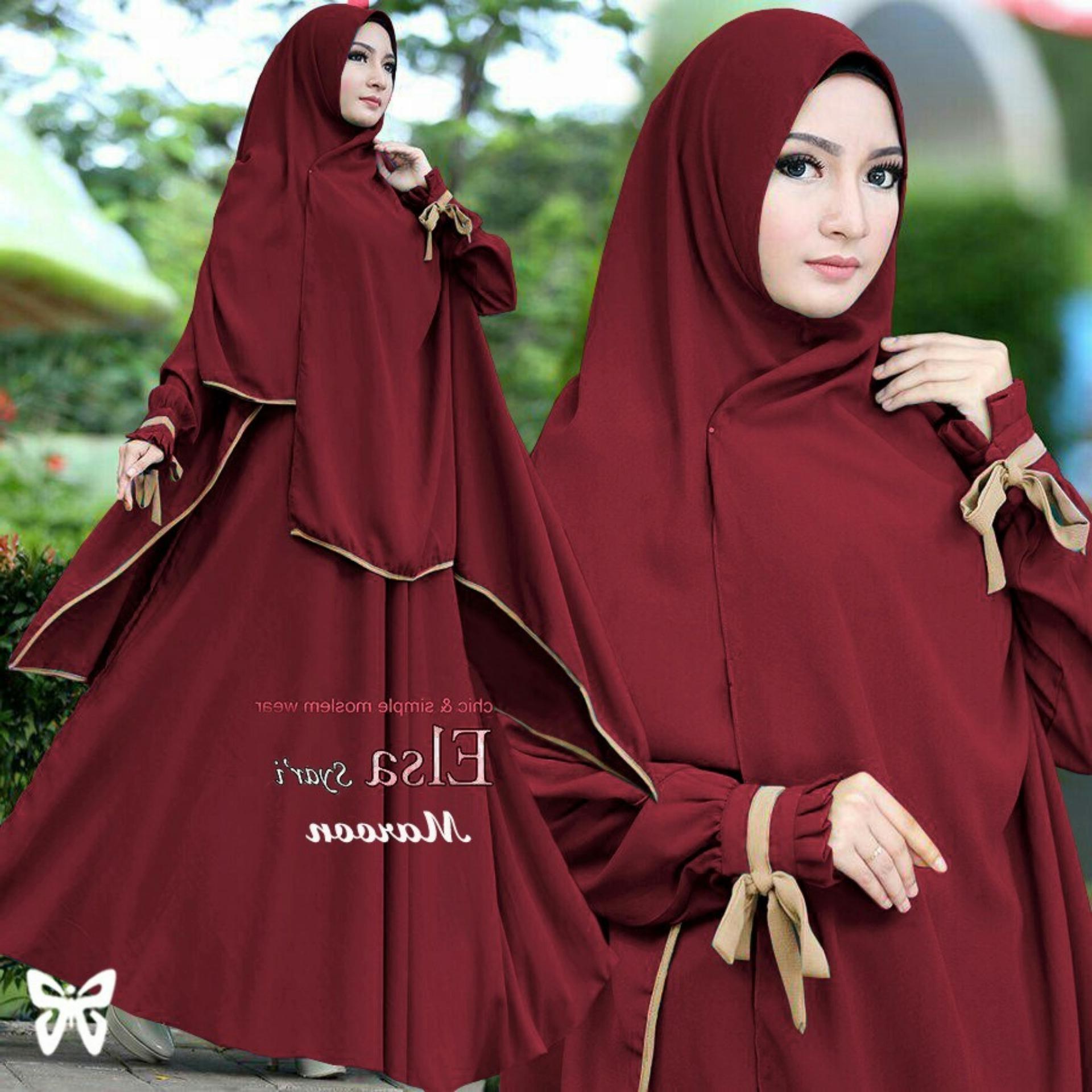 Bentuk Harga Gaun Pengantin Muslimah Syar&amp;#039;i Q0d4 Uc Baju Hijab Muslim Kayra Gamis Syari Syar&amp;39i Fashion