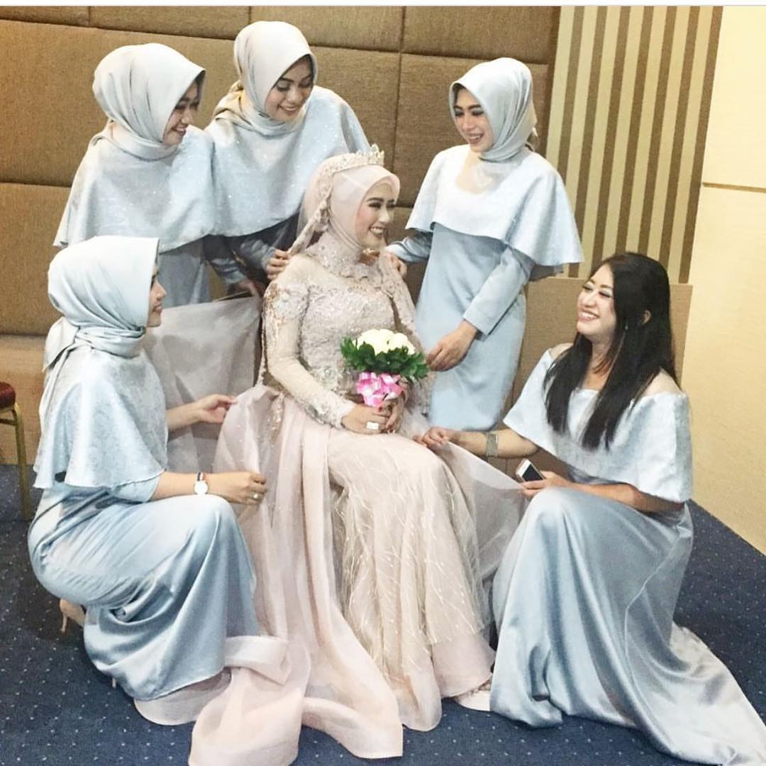 Bentuk Harga Gaun Pengantin Muslimah Syar&amp;#039;i T8dj 17 Model Baju Pengantin Muslim 2018 Desain Elegan Cantik