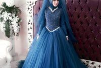 Bentuk Harga Gaun Pengantin Muslimah Syar'i Tqd3 50 Model Baju Pengantin Muslim Modern Terbaru Berikut