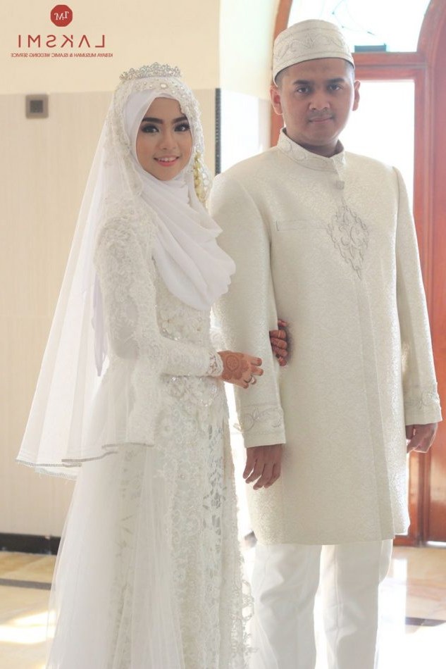Bentuk Harga Gaun Pengantin Muslimah Syar&amp;#039;i Zwd9 Model Gaun Pengantin Muslimah Modern Elegan Dan Indah