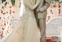 Bentuk Kebaya Pernikahan Muslimah Terindah Q0d4 Baju Pengantin islami Modern Gambar islami