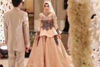 Bentuk Kebaya Pernikahan Muslimah Terindah Tqd3 Konsep top Baju Pengantin Muslimah Cantik Baju Pengantin