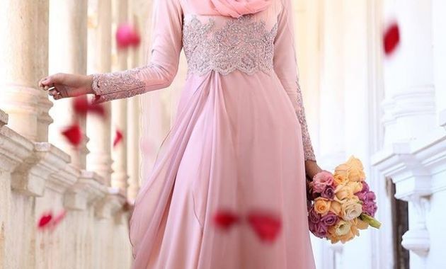 Contoh Gaun Pengantin Muslimah Warna Pink Y7du Diana Dress Dari Mayamarissa Tampil Anggun Dengan