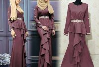 Design Baju Muslim Pengantin Modern Dwdk 30 Model Baju Gamis Duyung Kekinian Fashion Modern Dan