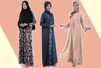 Design Baju Muslim Pengantin Modern Thdr Dress Busana Muslim Gamis Koko Dan Hijab Mezora