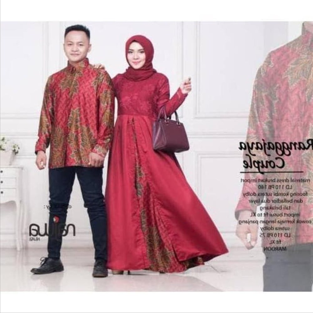 37 Design Baju  Pengantin  Muslim  Couple  Ragam Muslim 