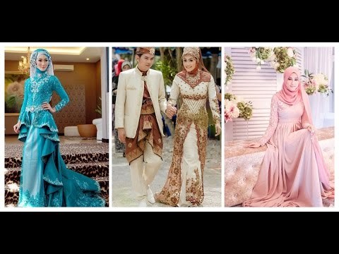 Design Baju Pengantin Muslim Terbaru Kvdd Videos Matching Kebaya Mercial