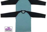 Design Desain Baju Pengantin Muslimah 8ydm Raglan Tshirt Long Sleeve Persatuan Muslimah Light Blue Black Qd4910