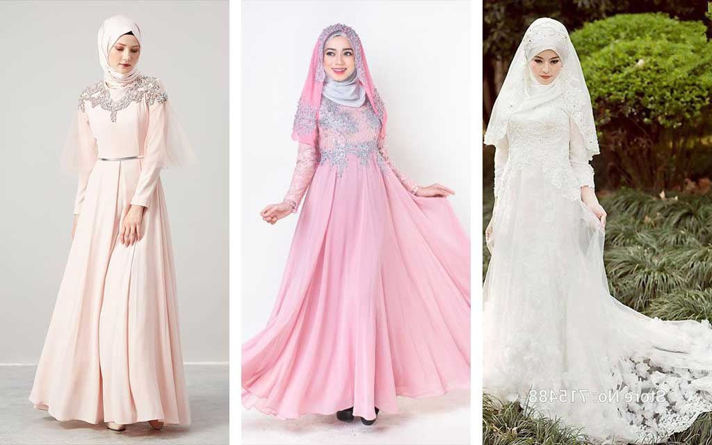 Design Gaun Pengantin Brokat Muslimah Bqdd Inspirasi Baju