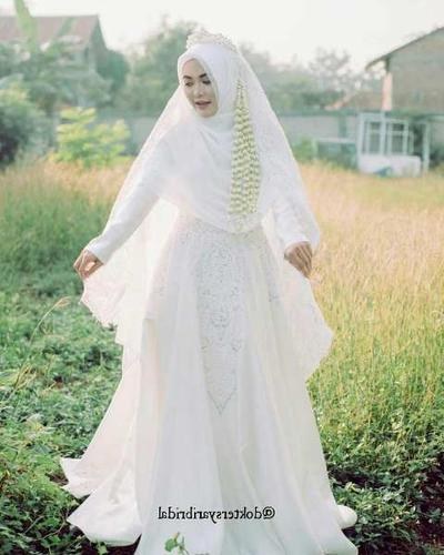 35 Model  Gaun  Pengantin  Brokat Muslimah Ragam Muslim