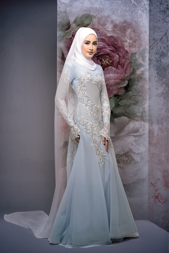 Design Gaun Pengantin Muslimah 2018 9ddf 9 Idea Baju Kahwin Untuk Pengantin Berhijab Wajib Tengok