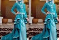 Design Gaun Pengantin Muslimah Biru Tldn 12 Best Desain Baju Muslim Terbaru Images