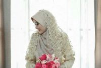 Design Gaun Pengantin Muslimah Syar'i Rabbani H9d9 Beautiful Malay Muslim Bride by Canvas Studio