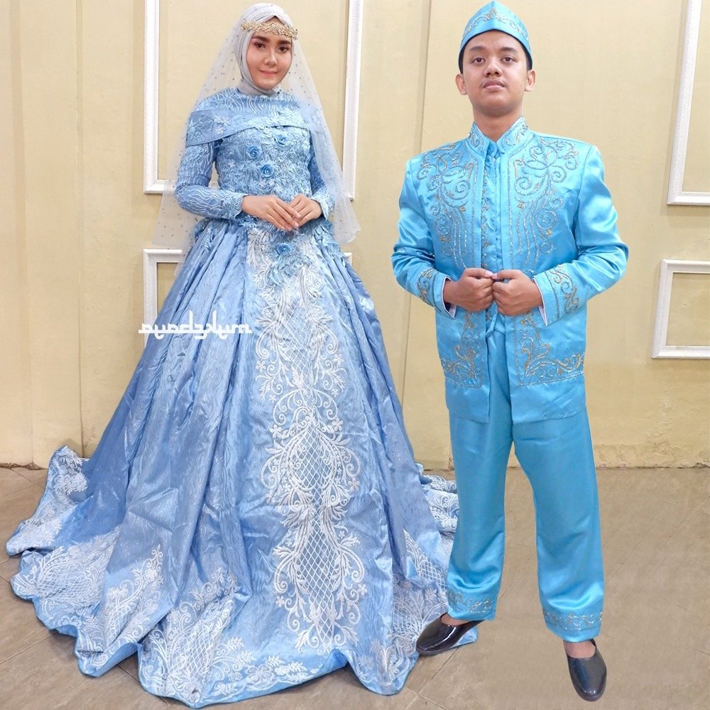 39 Ide Gaun Pengantin Muslimah Termewah  Ragam Muslim