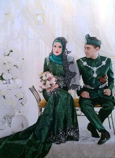 Design Gaun Pengantin Muslimah Warna Hijau 8ydm 222 Best songket Fashion Images In 2019