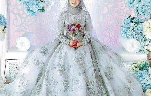 Gaun Pengantin Muslimah Modern Warna Putih Awesome 15 Inspirasi Gaun Pengantin Muslimah Yang Modern