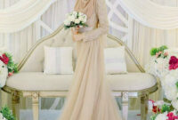 Gaun Sederhana Pengantin Berhijab Beautiful 13 Inspirasi Gaun Pengantin Melayu Untukmu Yang Berhijab