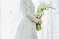 Ide Dress Pernikahan Muslimah 9fdy Jual Gaun Dress Baju Pengantin Muslimah Shofawhite 001 Kota Yogyakarta Bbride