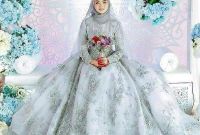 Ide Dress Pernikahan Muslimah Drdp 15 Inspirasi Gaun Pengantin Muslimah Yang Modern