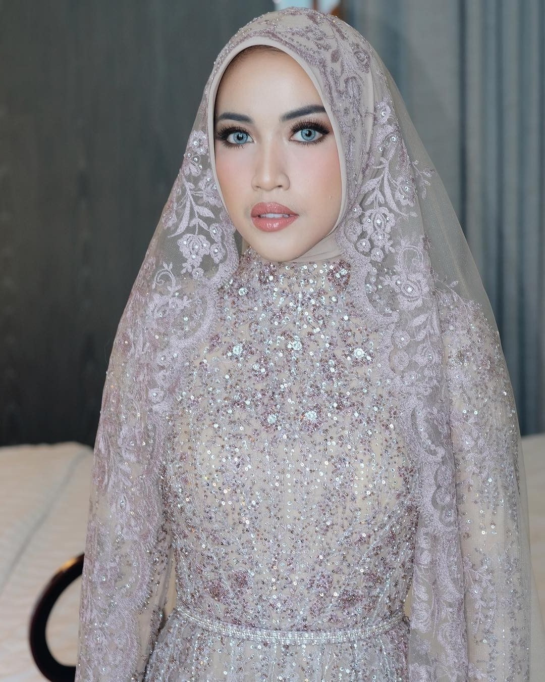 33 Inspirasi Gaun Pengantin Muslimah Syari Ragam Muslim