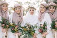 Ide Gaun Pengantin Muslimah Yang Syar&amp;#039;i 8ydm Baju Pengantin Muslim Syar I Modern Voal Motif