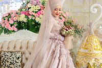 Ide Gaun Pengantin Muslimah Yang Syar&amp;#039;i Fmdf 17 Model Baju Pengantin Muslim 2018 Desain Elegan Cantik