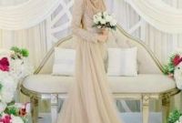 Inspirasi Gaun Pengantin Muslim Sederhana Fmdf 1921 Gambar Shabby Chic theme Wedding Terbaik Di 2019