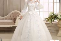 Inspirasi Gaun Pengantin Muslim T8dj Grosir Sy Gaun Pengantin Import Wedding Dress Lengan Panjang Modern Muslimah Keren