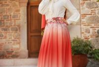 Inspirasi Gaun Pesta Pengantin Muslimah Qwdq Contoh Koleksi Baju Muslim Terbaru Untuk Kondangan Acara