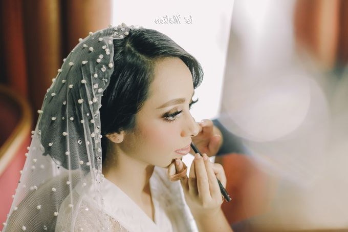 Model Busana Pengantin Hijab Budm Ikhsan &amp; Diba Pernikahan Adat Batak Mandailing by Le Motion
