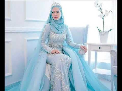 38 bentuk desain gaun pengantin muslimah | ragam muslim