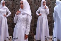 Model Gaun Muslimah Pengantin J7do Pengantin Muslimah Terbaik Gaun Pengantin Hijab Warna Putih