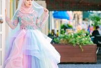 Model Gaun Muslimah Pengantin S1du 34 Inspirasi Terpopuler Gaun Pengantin Malaysia