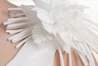 Model Gaun Muslimah Pengantin Tldn wholesale Bride Shoulder Strap Wedding Dress One Shoulder