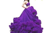 Model Gaun Pengantin Muslim 2017 9ddf 2016 Strapless oranye Pink Burgundy Purple Princess Wedding