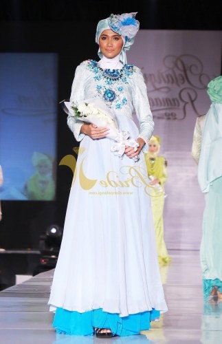 Model Gaun Pengantin Muslim Dian Pelangi Jxdu Gaun Dian Pelangi