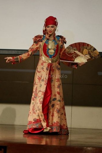 Model Gaun Pengantin Muslim Dian Pelangi Tldn Gamis Batik