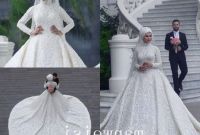Model Gaun Pengantin Muslimah Pink Q0d4 List Of Gaun Pengantin Muslim Wedding Dressses Long Sleeve