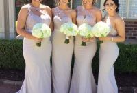 Model Gaun Pengiring Pengantin Muslim Budm Us $103 75 Off Y Satu Bahu Mermaid Bridesmaid Dresses 2018 Glamorous Appliques Sederhana Lantai Panjang Gaun Pesta Robe De soiree Prom Dress Di