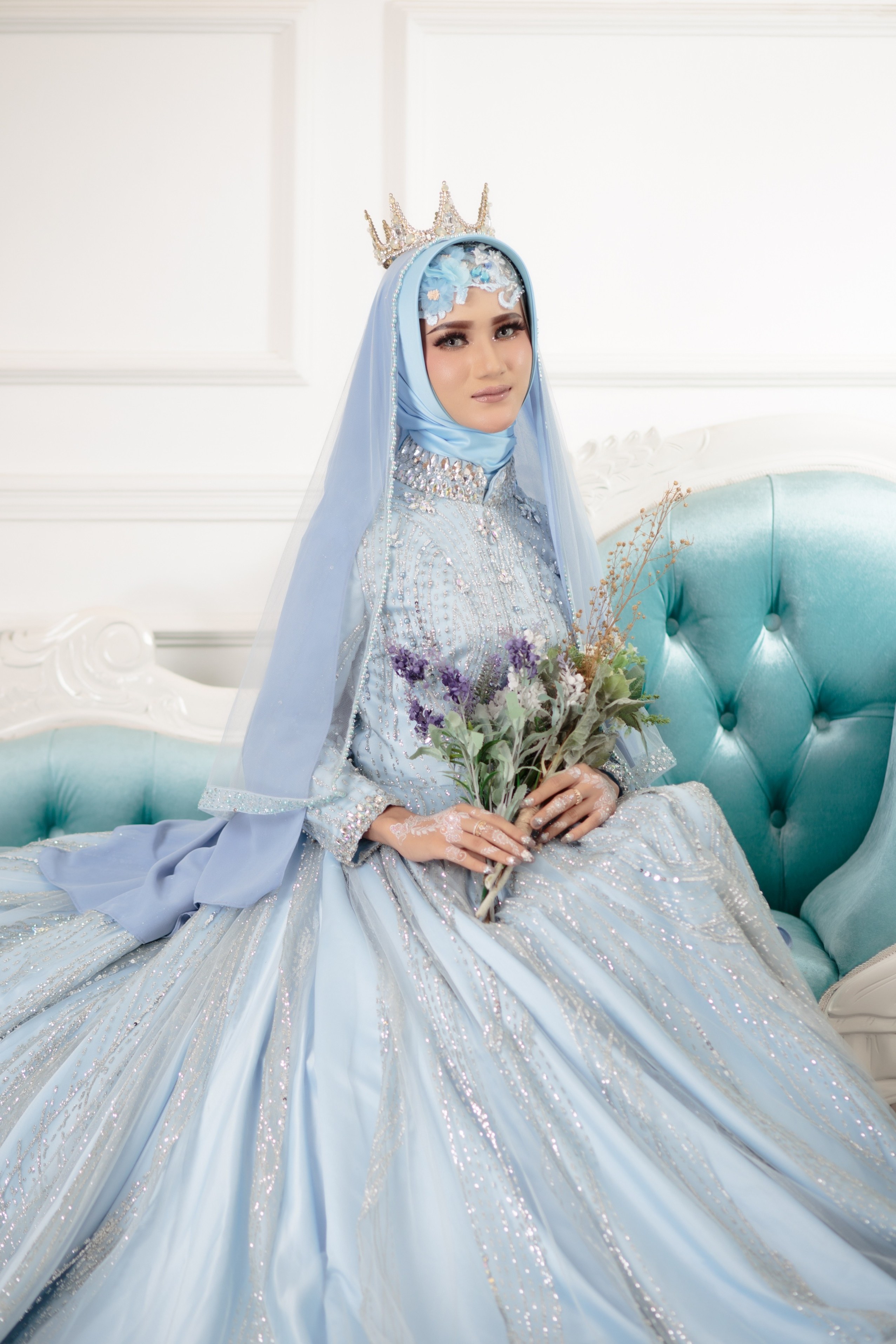 Model Gaun Pengiring Pengantin Muslim Whdr Model Gaun Pengantin Wow Model Busana Muslim 2019 Contoh