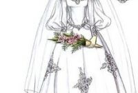 Model Sketsa Gaun Pengantin Muslimah Q0d4 12 Best Sketches Images